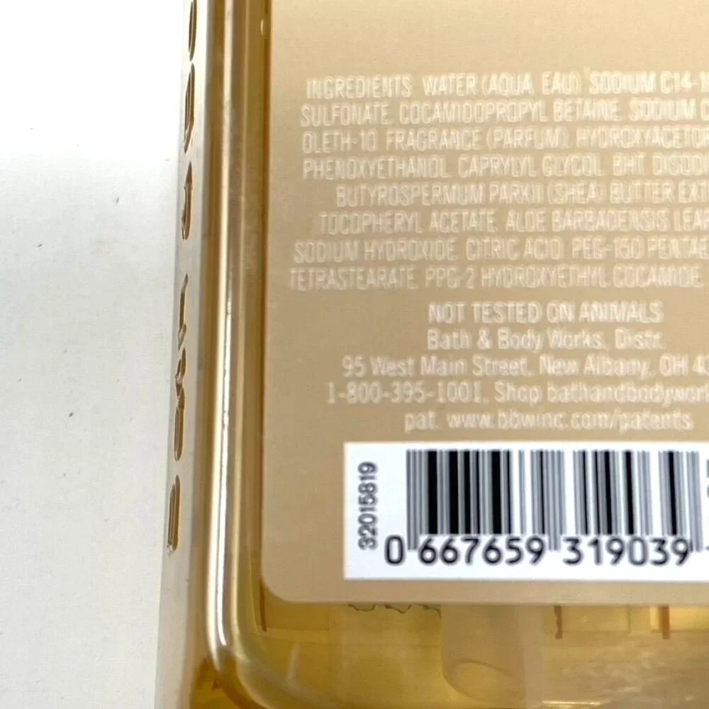 Bath & Body Works Baking Spirits Bright Cleansing Gel Hand Soap 8 Fl Oz x 3